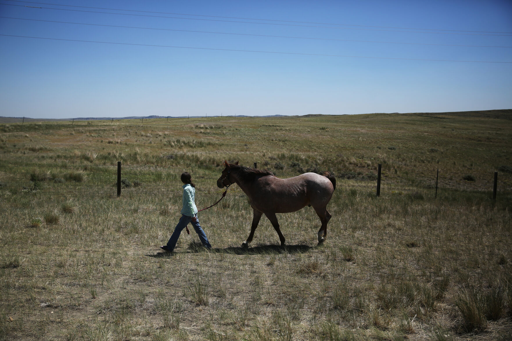 Jaimie swapped horses midday